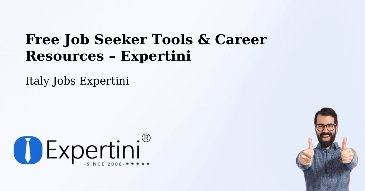 Free Job Seeker Tools & Career Resources – Lappano - Lappano, Italy Jobs Expertini