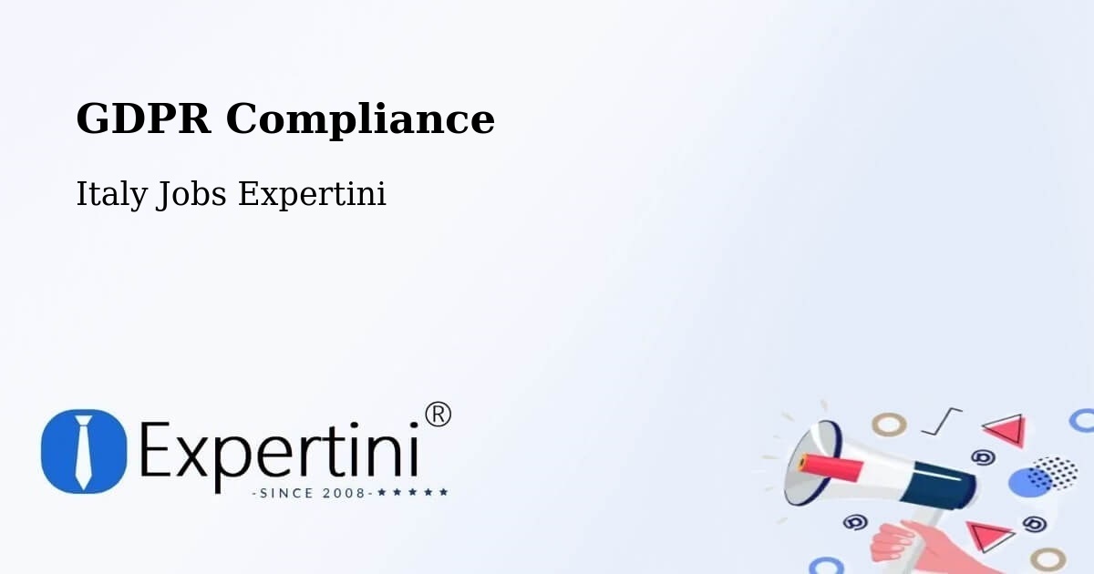 EU GDPR Compliance Statement – Lappano - Italy Jobs Expertini